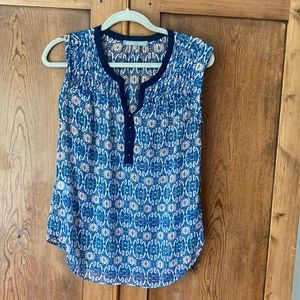 Daniel Rainn Sicily pintuck detail blouse.